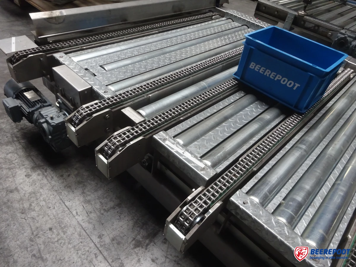 Rollenbaan-/kettingbaanwissel